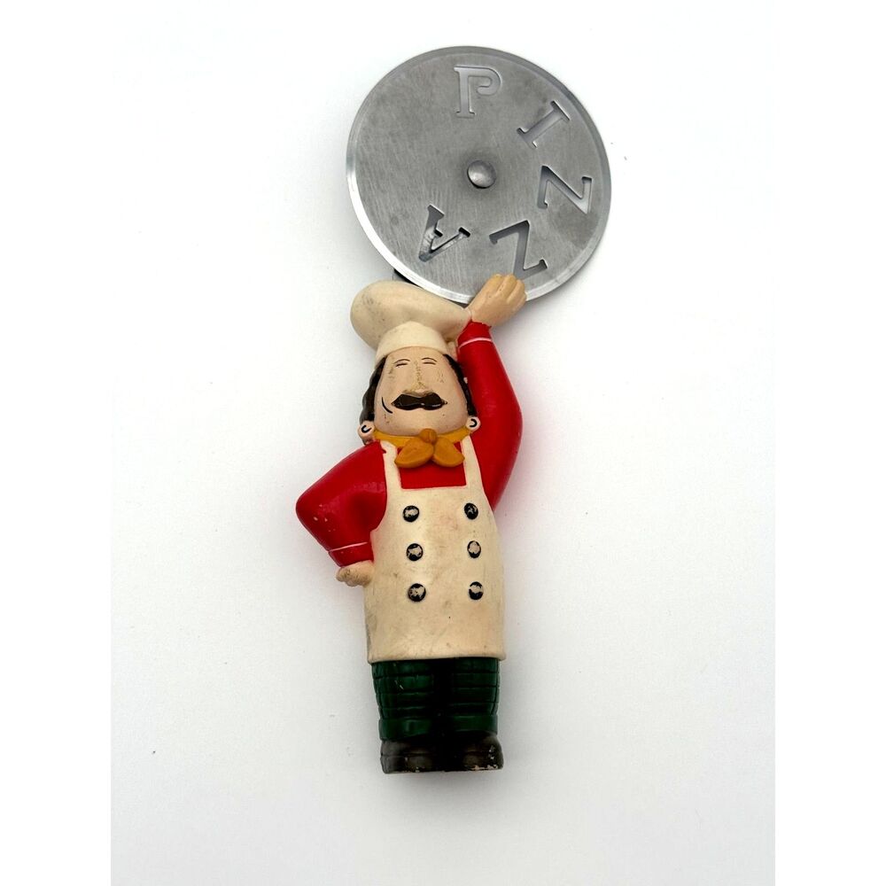 Vintage Jo!e Chef Pizza Cutter Novelty Kitchen Utensil